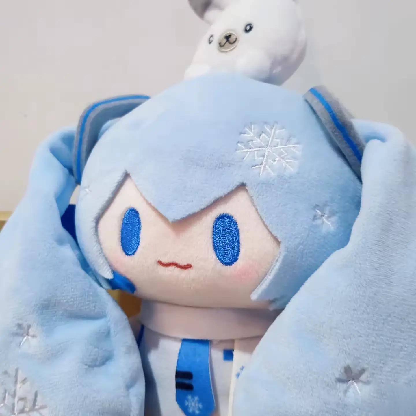 15cm Hatsune Miku Snow Series Plush Doll Kawaii Q Version Pl