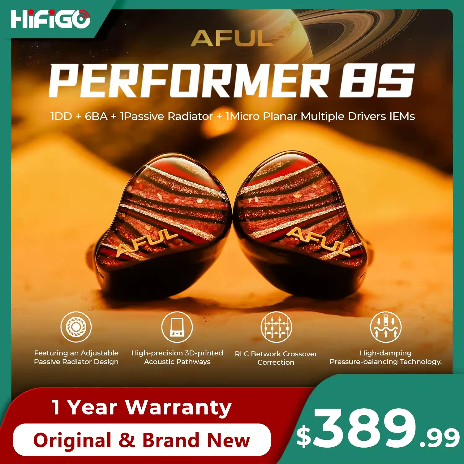 IEM Filaires Hybrides AFUL Performer 7