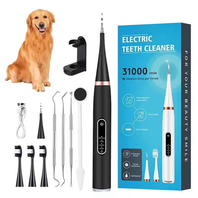Ultrasonic Dog Dental Cleaner Electric Toothbrush Cleanning