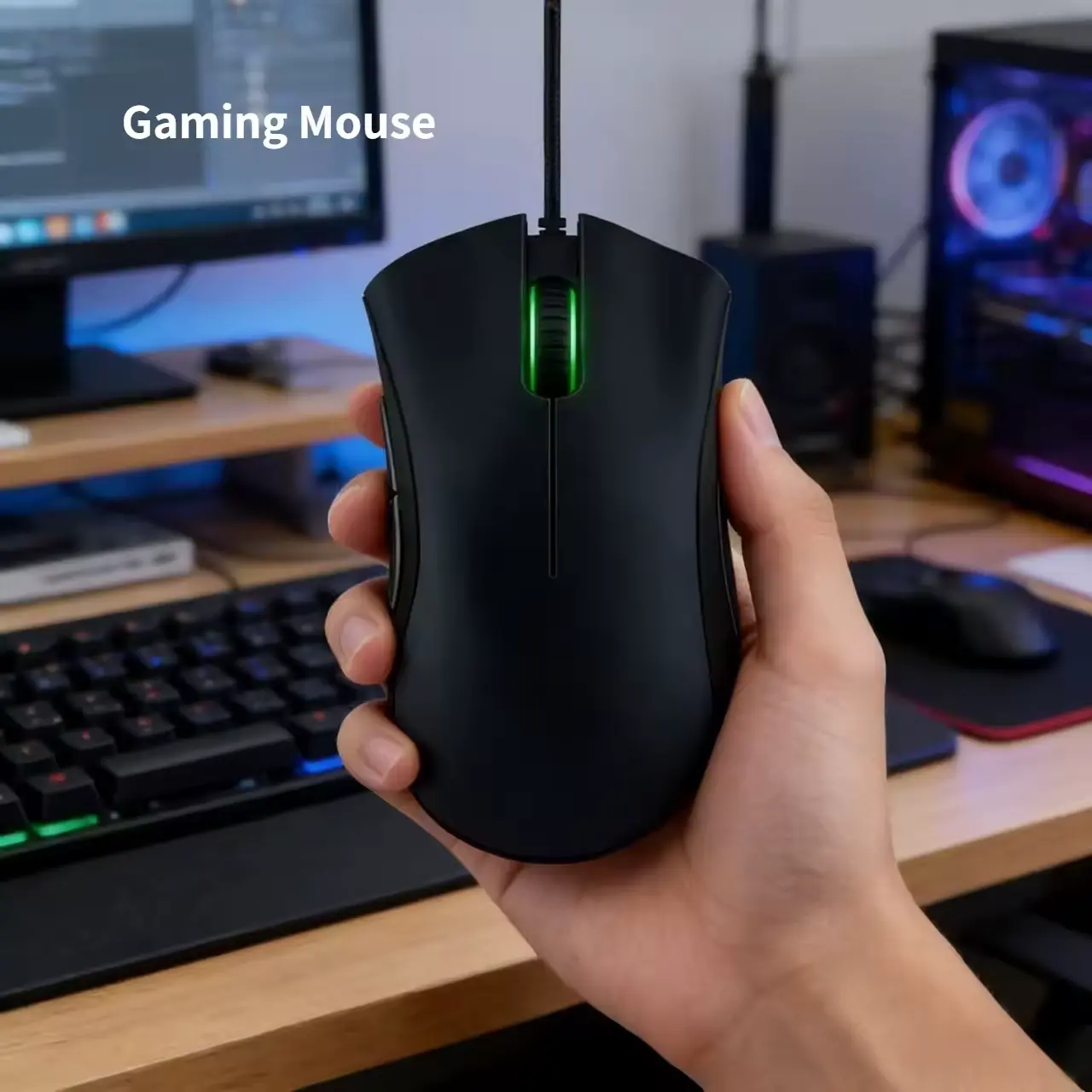 Gaming Wired Mouse 6400DPI Optical Sensor Professional Playe