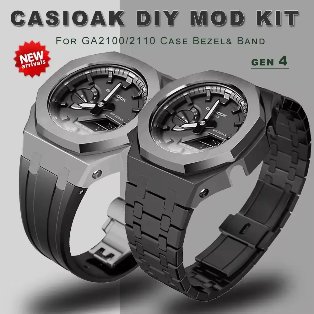 Gen4  Metal Case Bezel Frame GA2100 GAB2100 Casioak Mod Kit