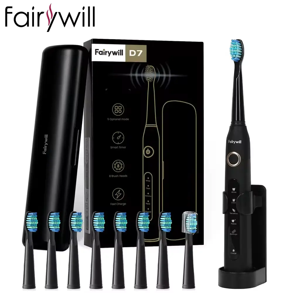 فرشاة أسنان Fairywill FW507 سونيك مع حقيبة سفر