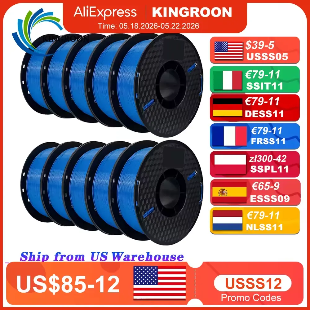 Set de filaments FDM multimatériaux 10kg