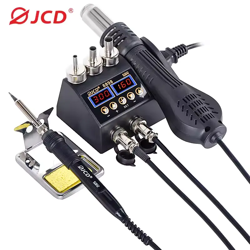 Stasiun Rework Solder Digital 2-in-1 750W