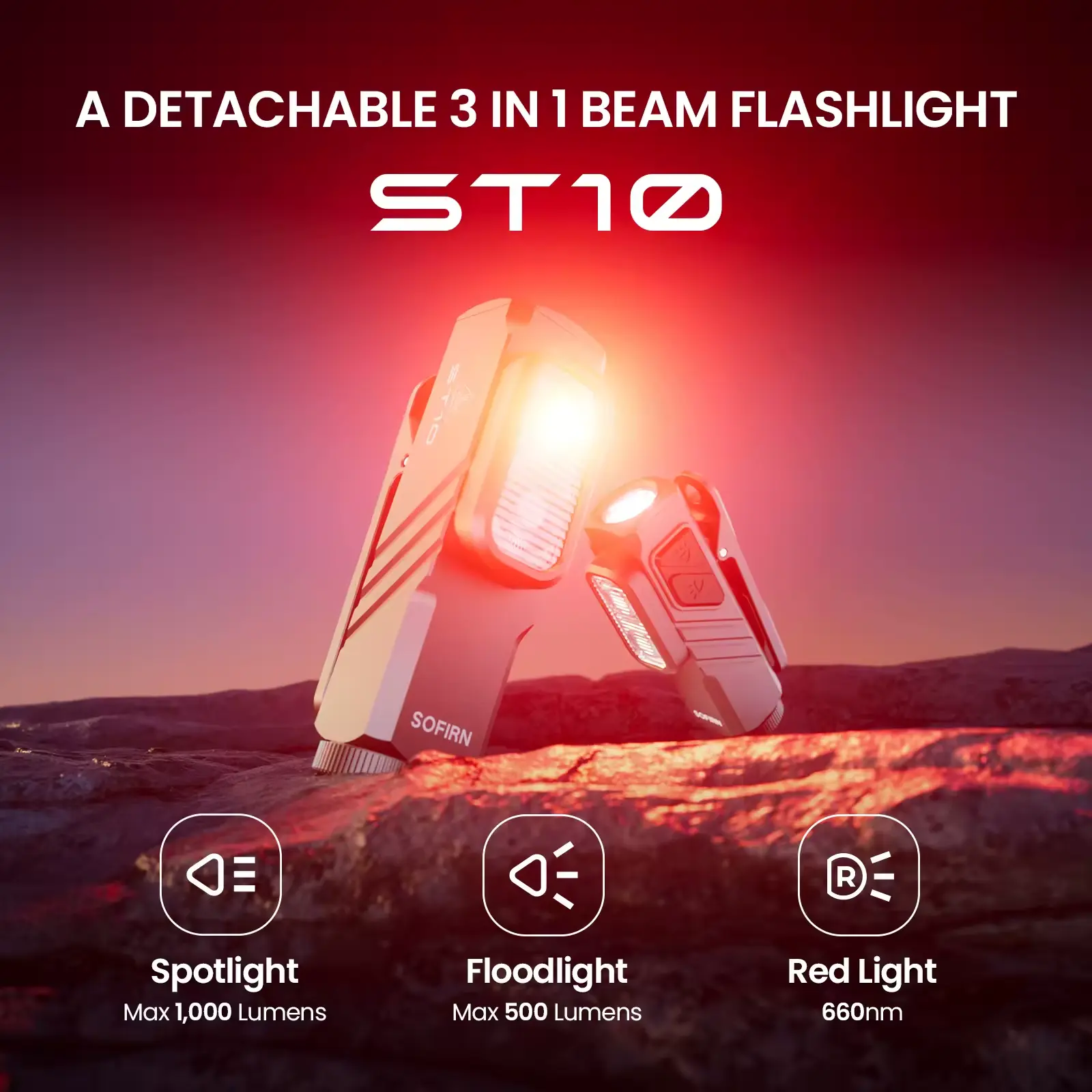 Sofirn ST10 1000lm Mini EDC Flashlight