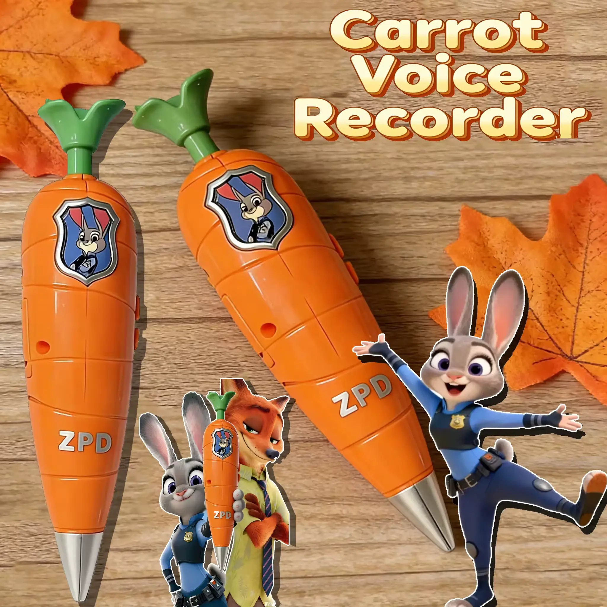Zootopia 2 Carrot Recorder Pen