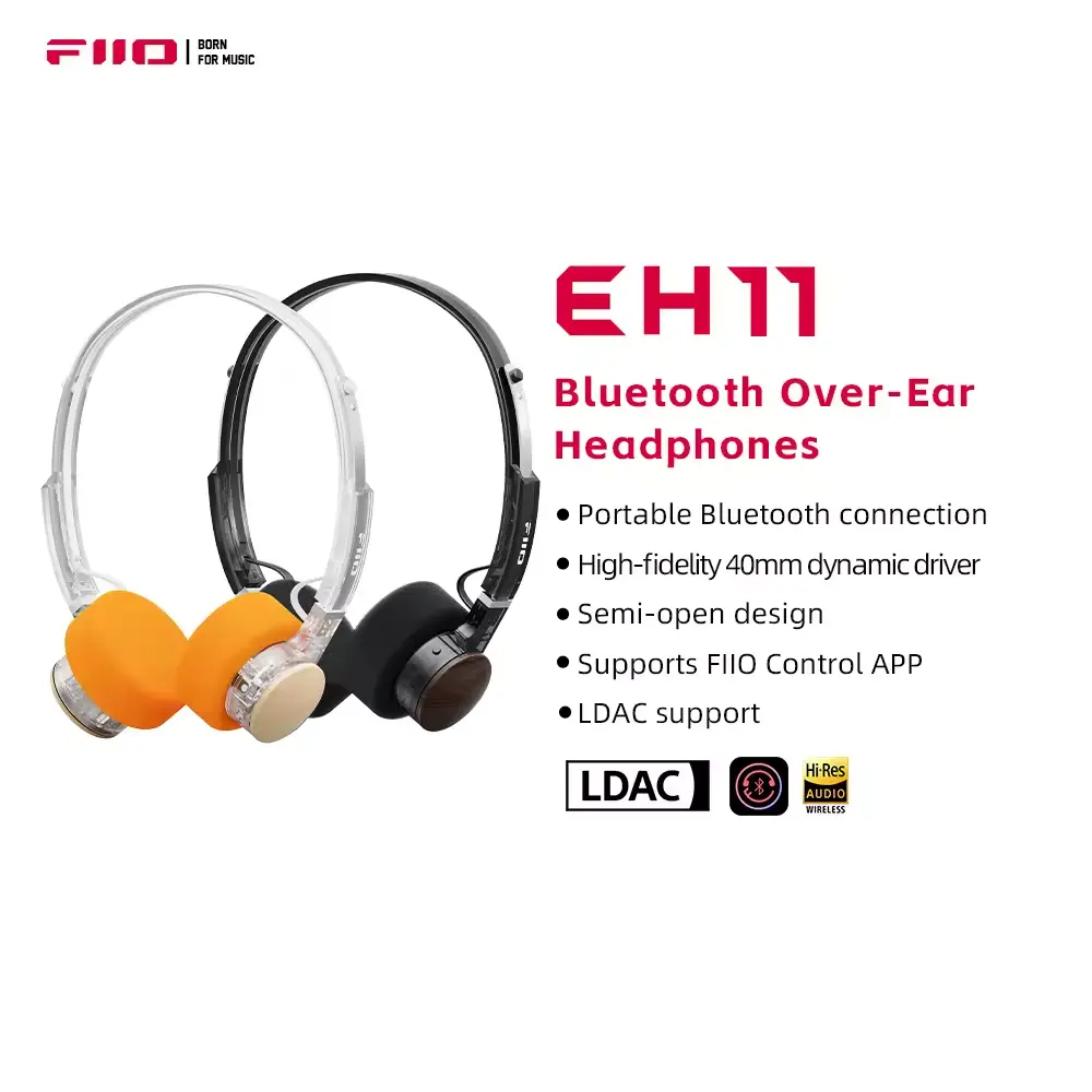 FiiO EH11 Retro Hi-Res Bluetooth Headphones