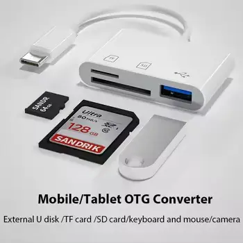 Multi-Card Type-C OTG Memory Card Reader
