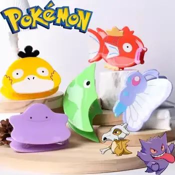 Pokemon Hair Claw for Women Cartoon Pikachu Hair Clip for Gi