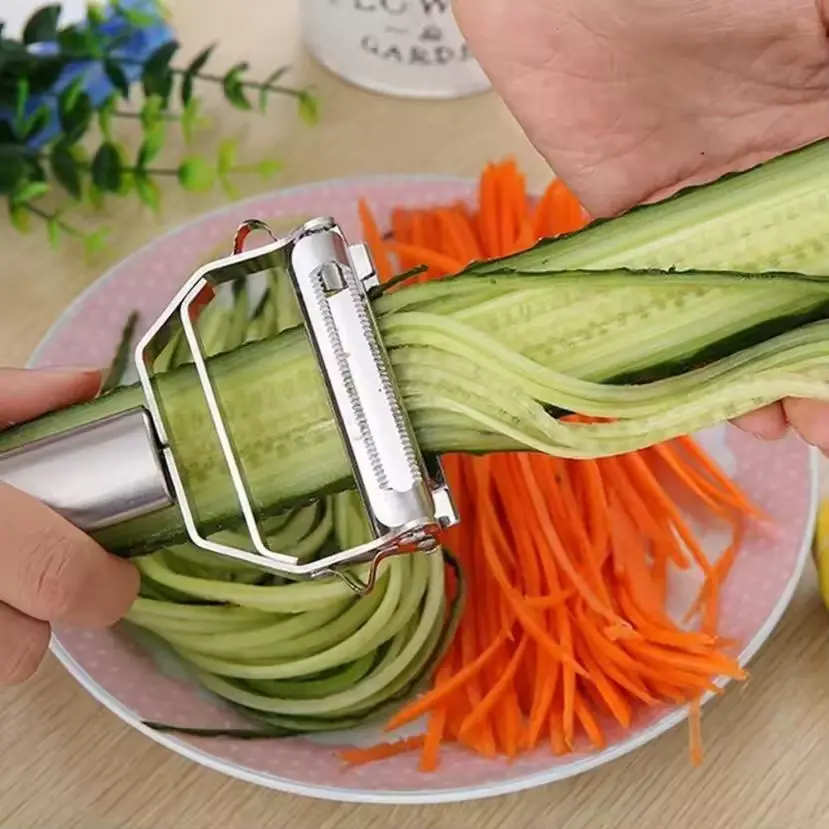 High Quality Stainless Steel Potato Cucumber Carrot Grater J