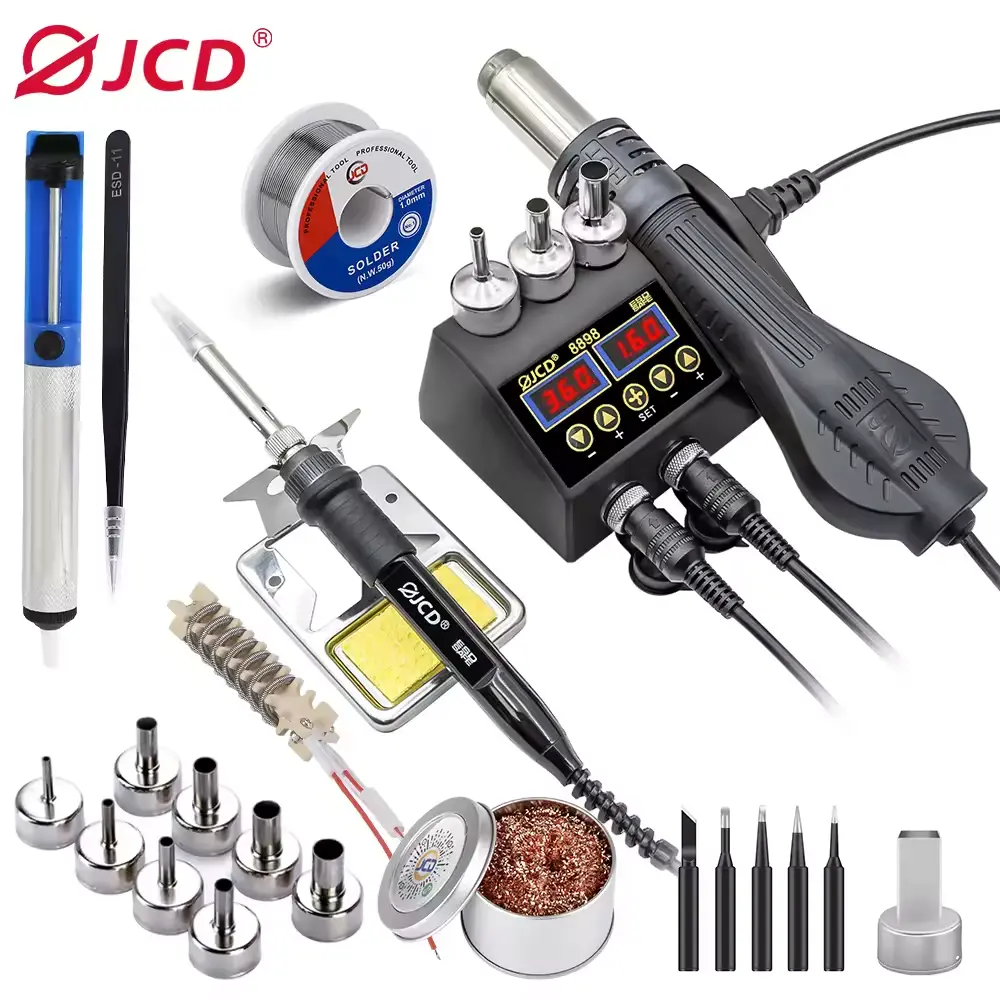 2-in-1 750W Digital Soldering Rework Station