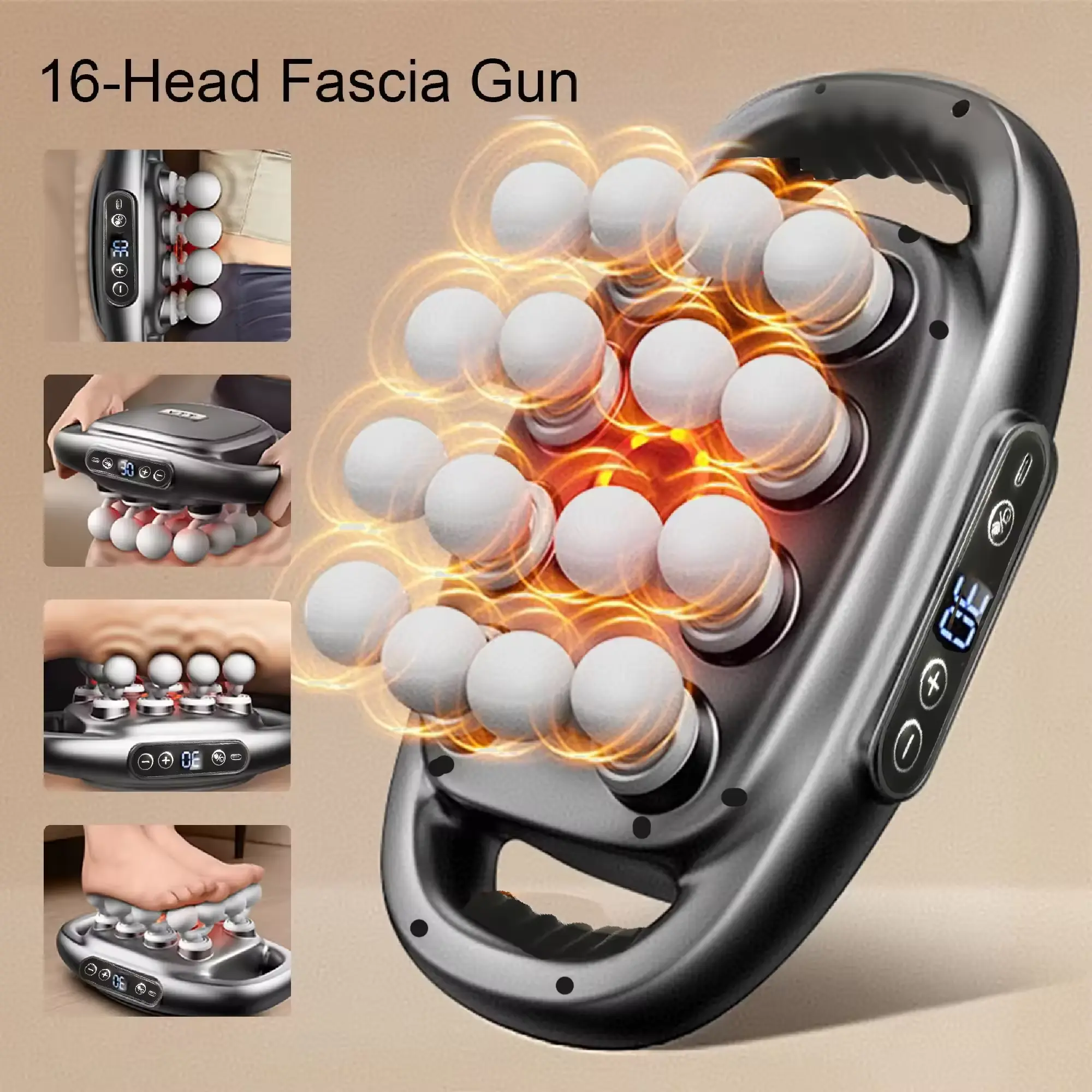 Deep Tissue Muscle Massage Gun Set