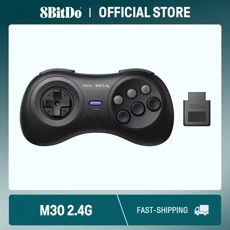 8BitDo M30 2.4G Wireless Gamepad for the Original Sega Genes