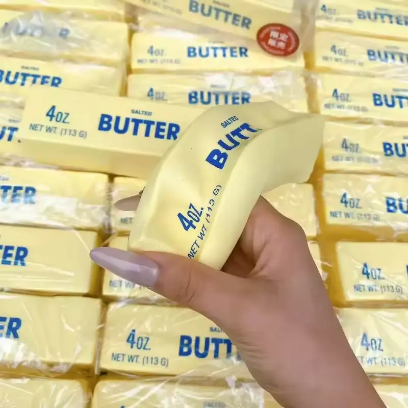 Soft Slow Rebound Butter Stick Realistic Silicone Squeeze St