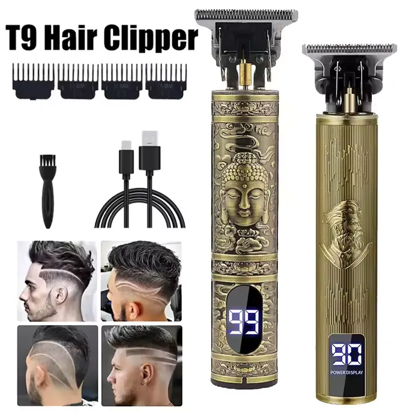 Professional Hair Cutting Machine Vintage T9 Hair Clipper Cu