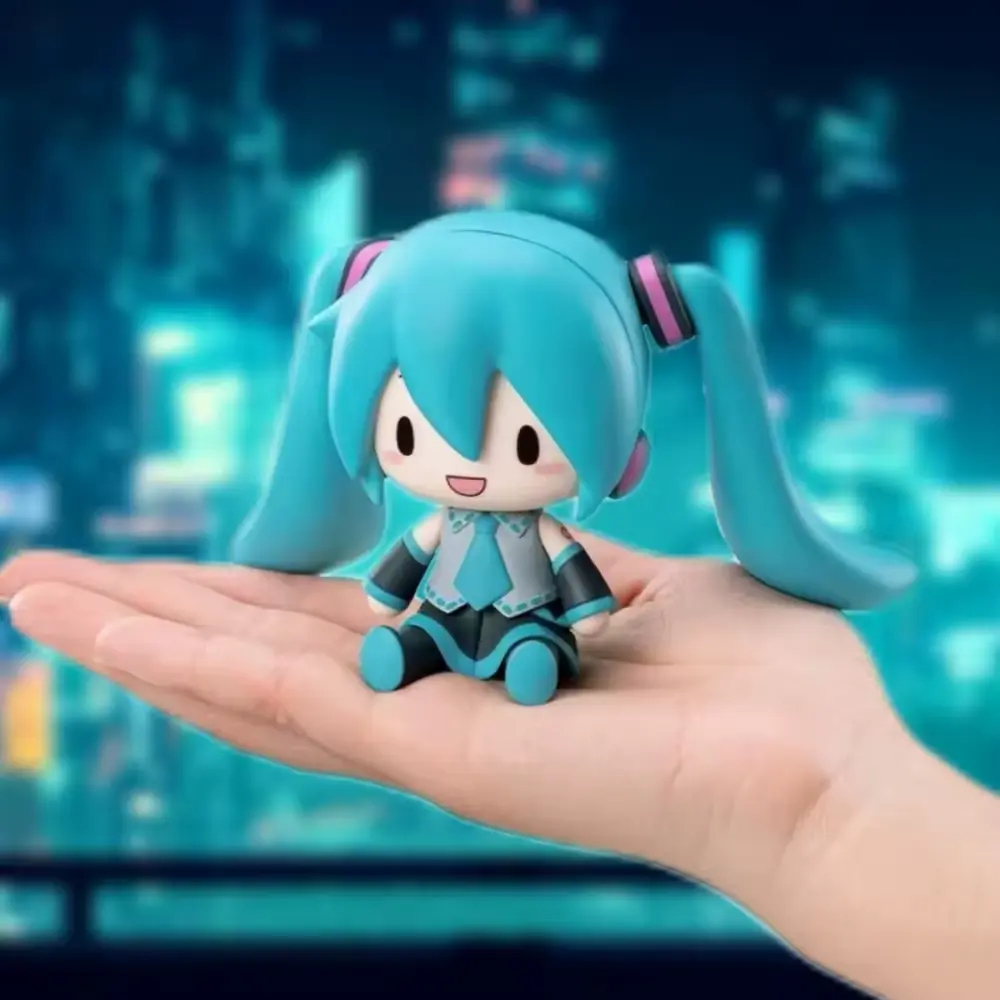 Hatsune Miku Chibi Figure Desktop Decoration Cute Anime Char