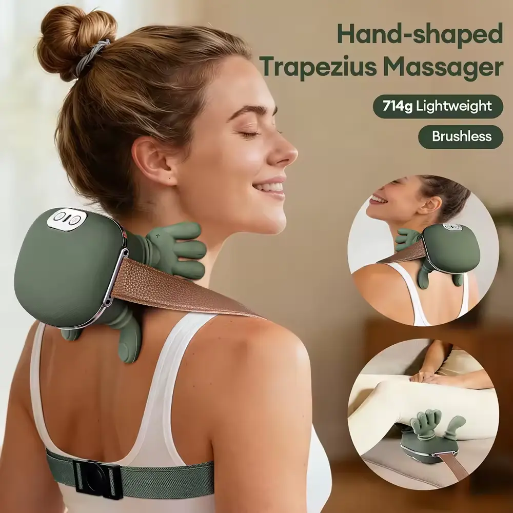 4D Bionic Finger Neck Shoulder Massager Wireless Neck Cervic