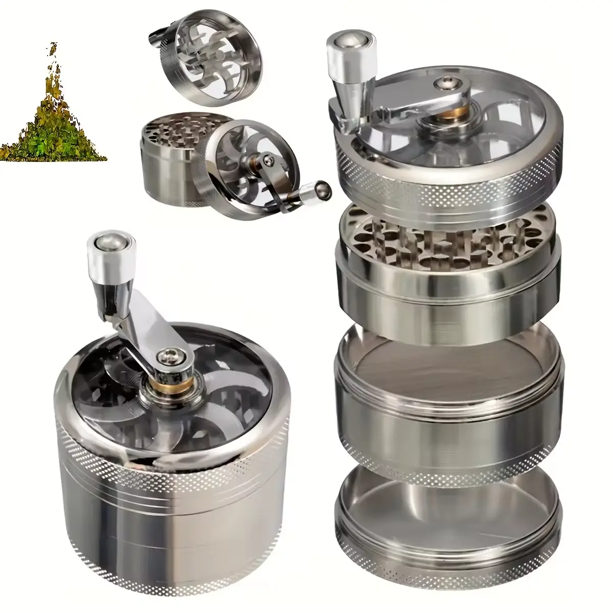 Nut and Hard Spice Grinder for Nutmeg Ginger Rock Salt and P