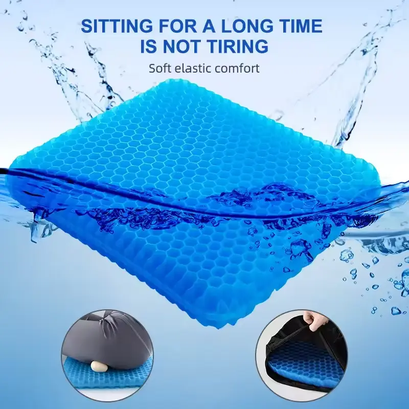 Gel Seat Cushion Summer Breathable Honeycomb Design For Pres