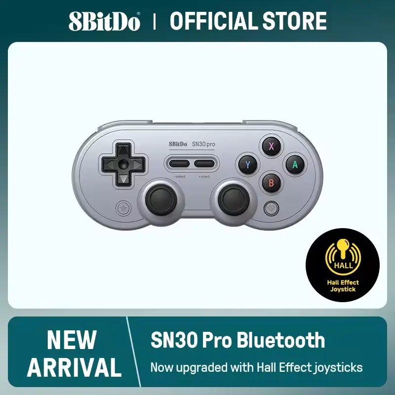 8BitDo SN30 Pro Wireless Bluetooth Gamepad with Hall Effect