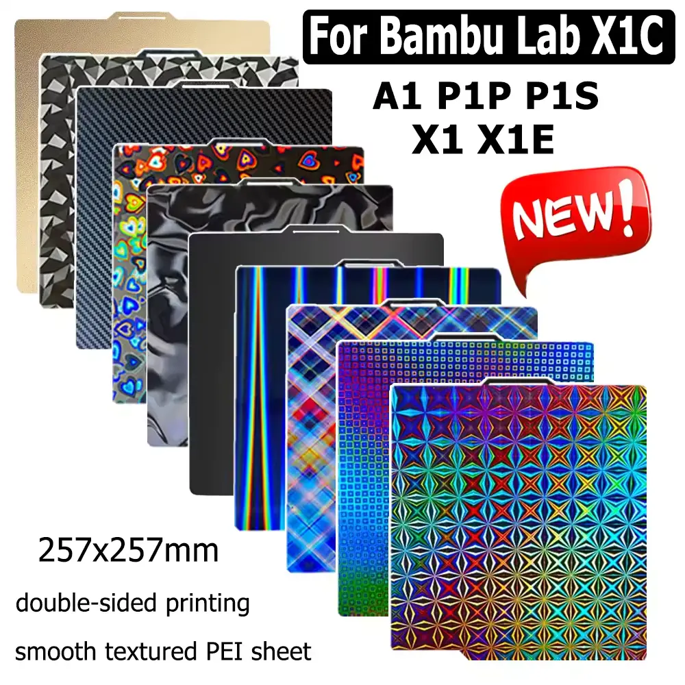 Double Sided PEI Build Plate for Bambu Lab