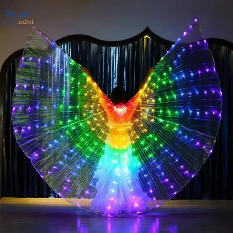Angelodini LED Wings Adult Children Costume Cape Circus Led