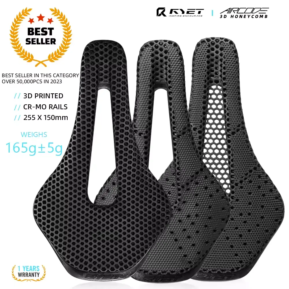 RYET Full Carbon 3D Printed Racing Saddle