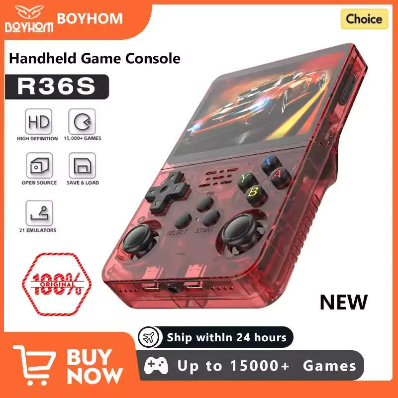 קונסולת רטרו ניידת R36S מבוססת לינוקס 128GB
