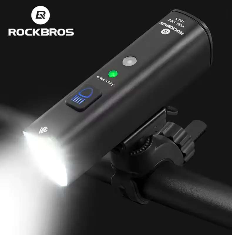 Rockbros 1000lm Smart Bicycle Front Light
