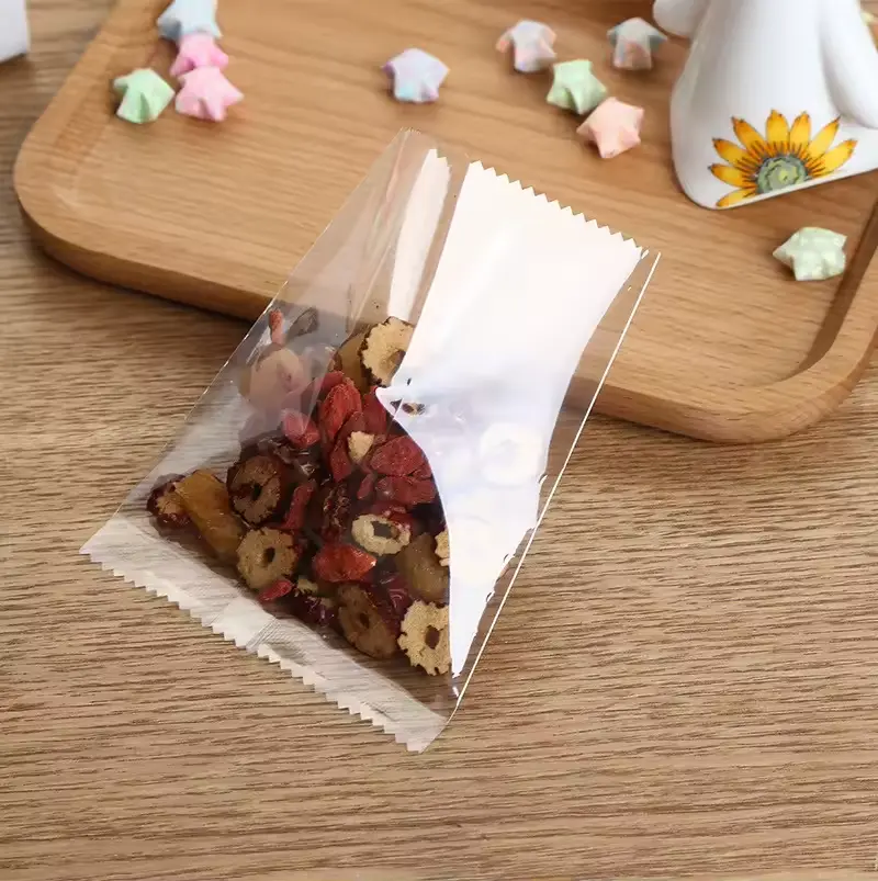100Pcs Thicken Transparent Plastic Machine Seal Bags Clear F
