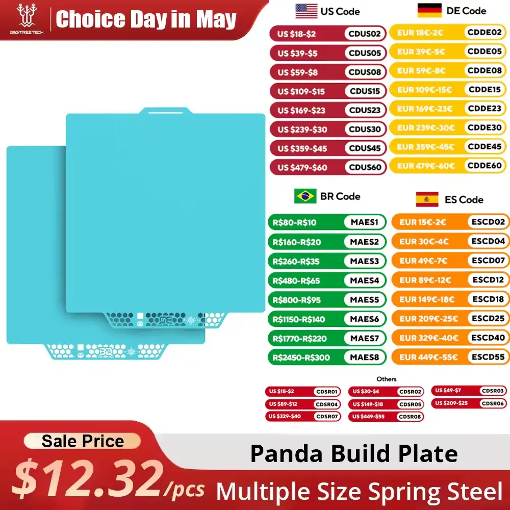 BIQU Panda CryoGrip Pro Build Plate