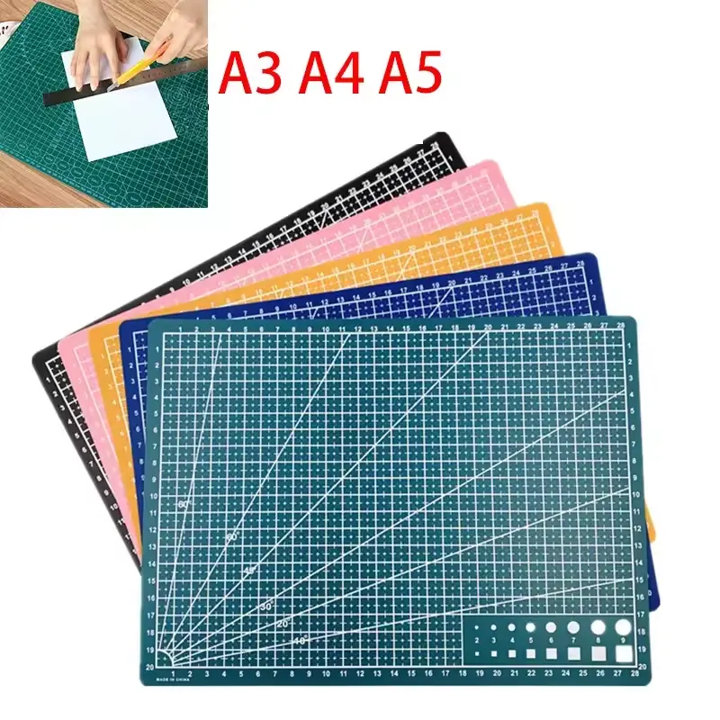 A3 A4 A5 PVC Cutting Mat Workbench Patchwork Cut Pad Sewing