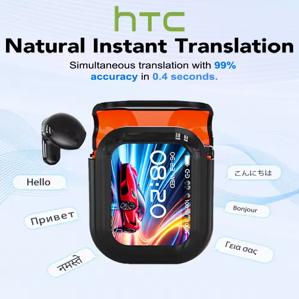 Translator HTC NE20 New Bluetooth 6.0 Wireless Headphones Tr