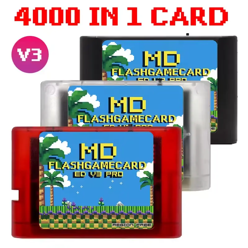 Mega Genesis MD V3 Pro Game Card