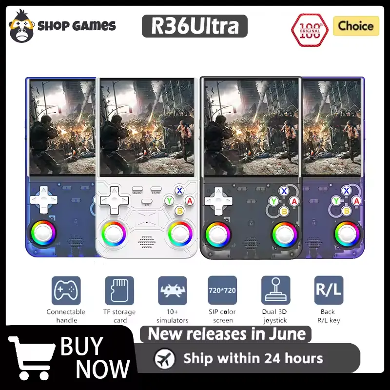 R36 Ultra 2025 Open Source 4.0 Inch Console