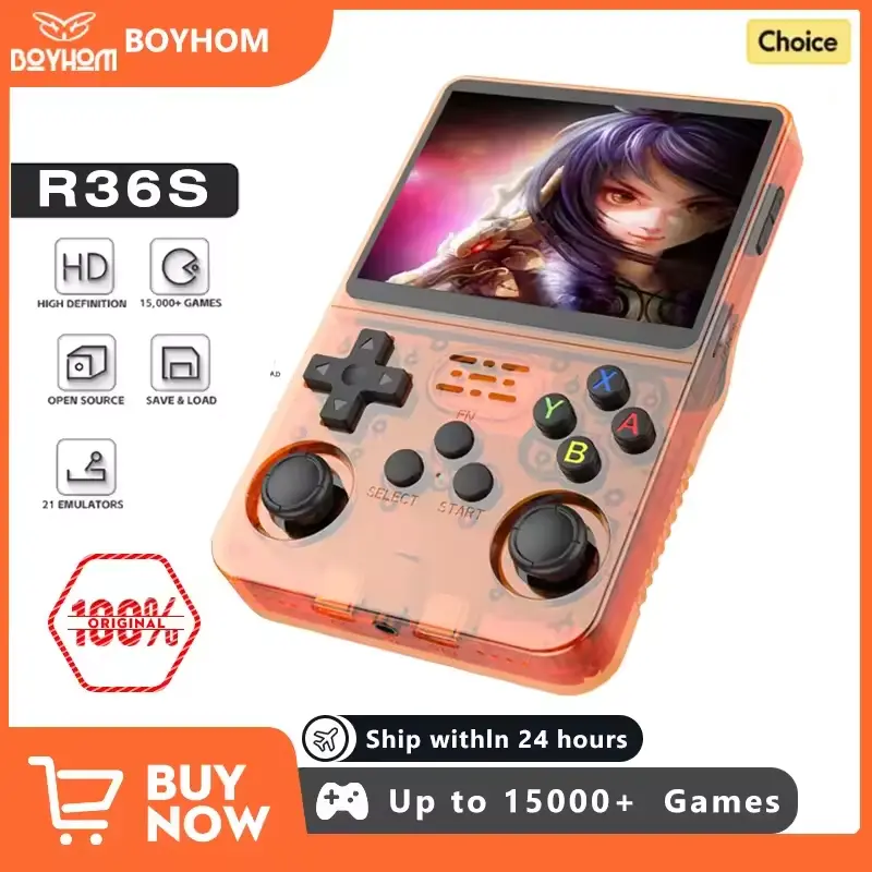R36S Retro Handheld Linux Game Console 128G