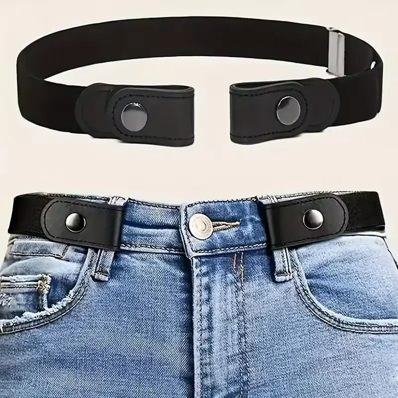 Traceless Invisible Elastic Belt Women's Belt Jeans Pants Me