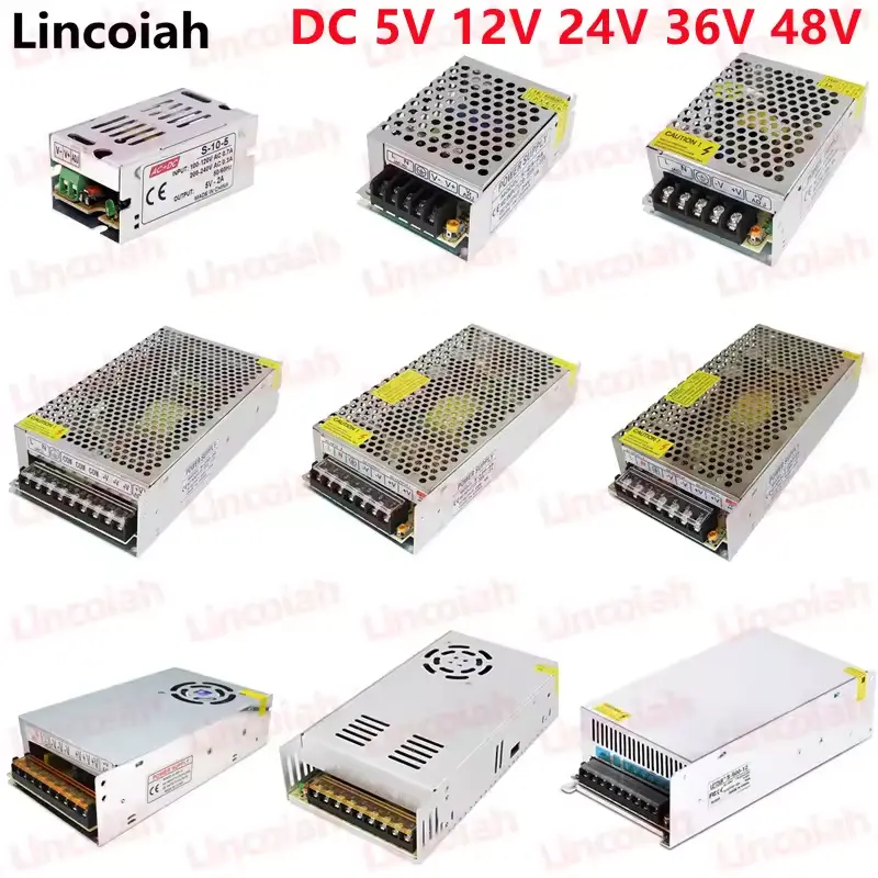 Switching Power Supply DC 5V 12V 24V 36V 48V 60W 360W 600W L