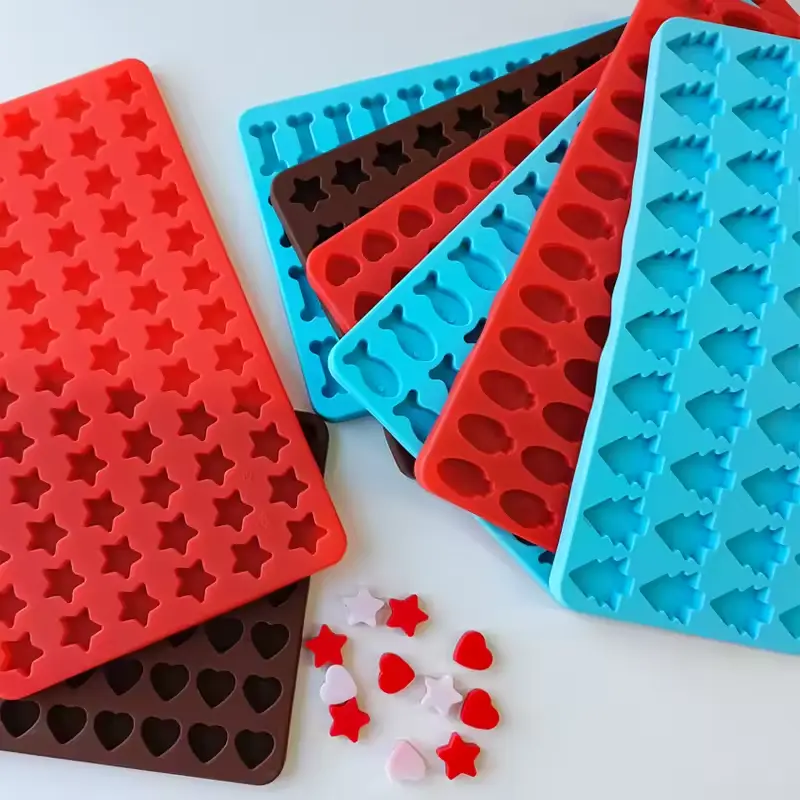 Chocolate Mold Fudge Ice Ice Lattice Silicone Mold Star Carr