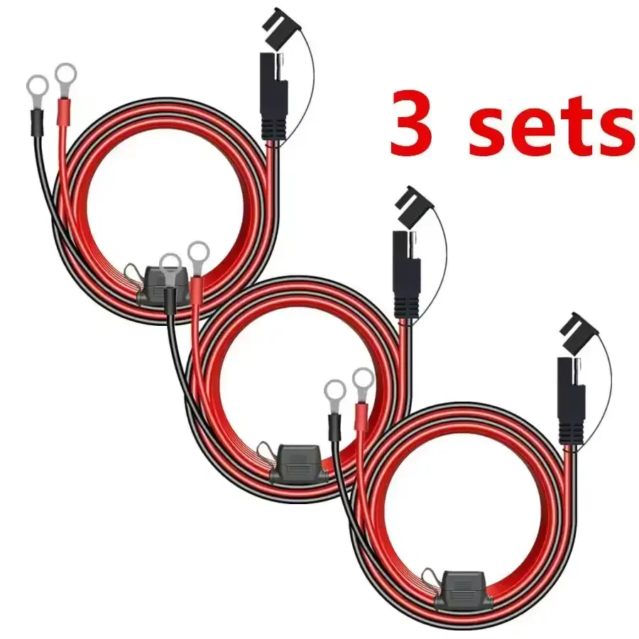 Motorcycle Battery Terminal to SAE Extension Cable