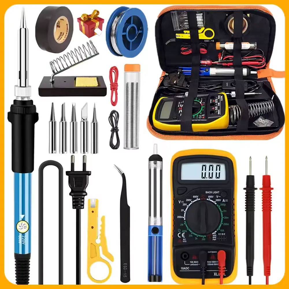 60W Multi-in-One Electric Soldering Iron Kit