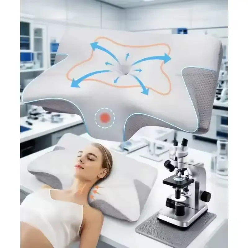 Horn Butterfly Cervical Spine Memory Pillow