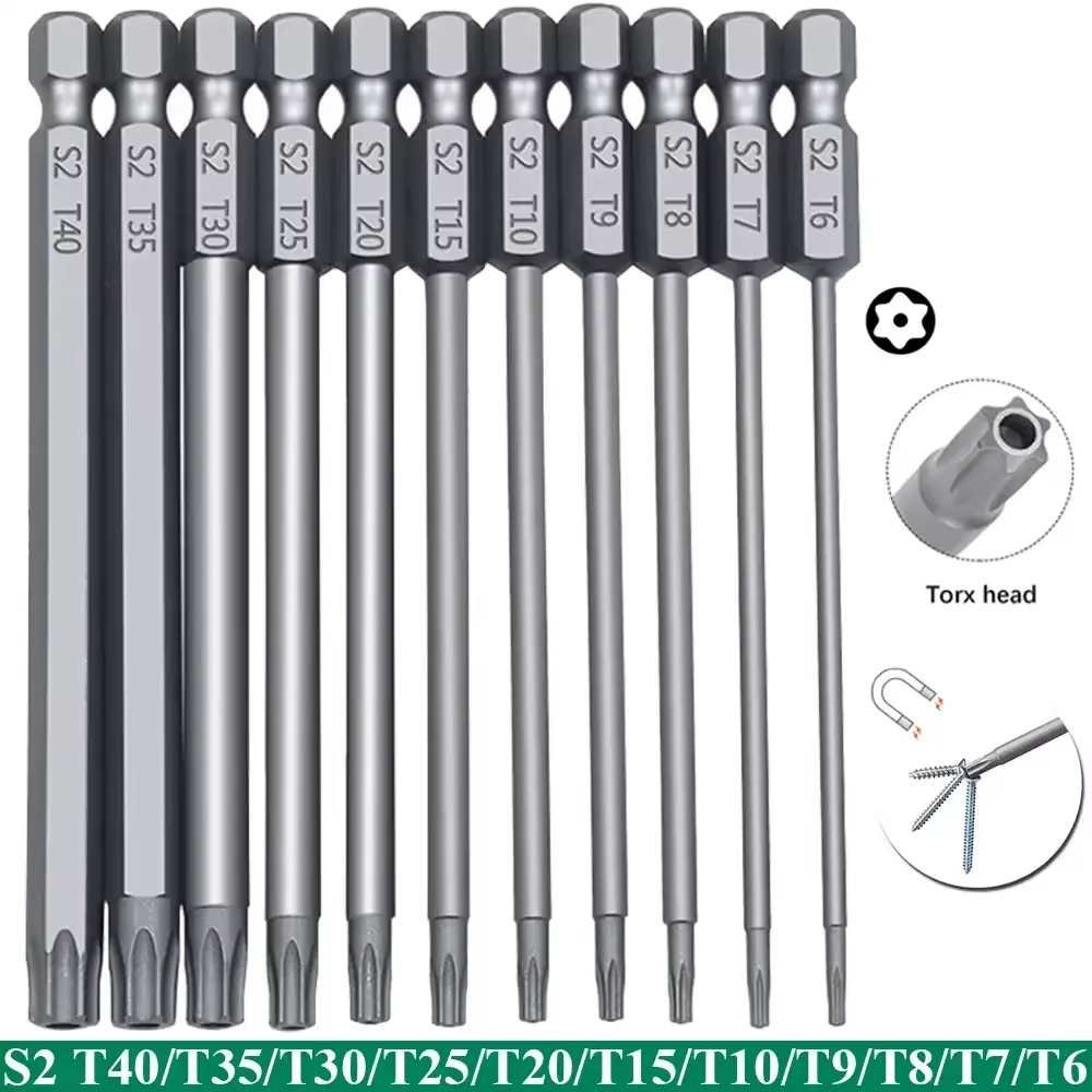 11-Piece Magnetic Torx Security Bit Set