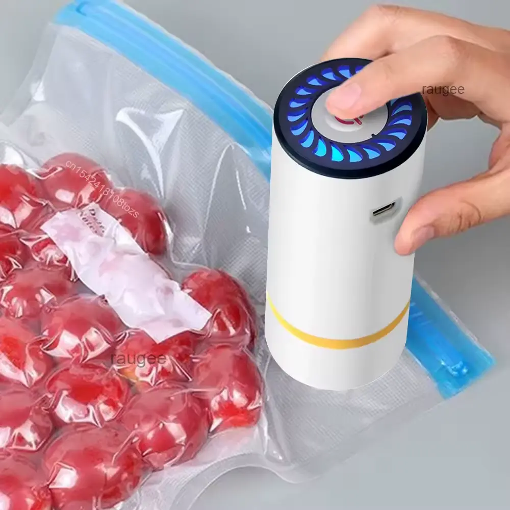 Mini Electric Air Pump Rechargeable for Food Fresh-Keeping V
