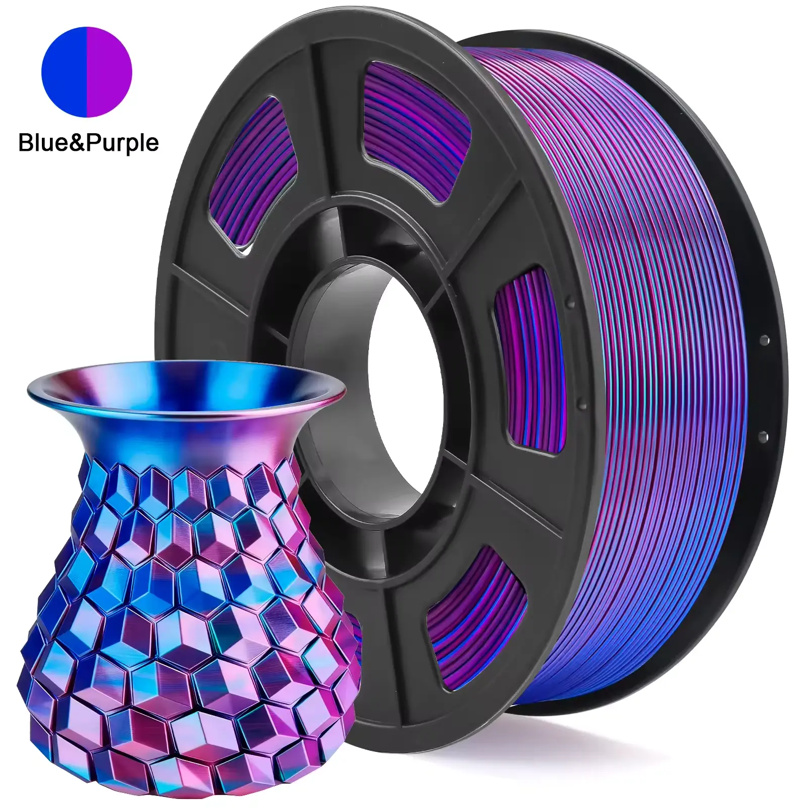 Dual Color Silk PLA Filament