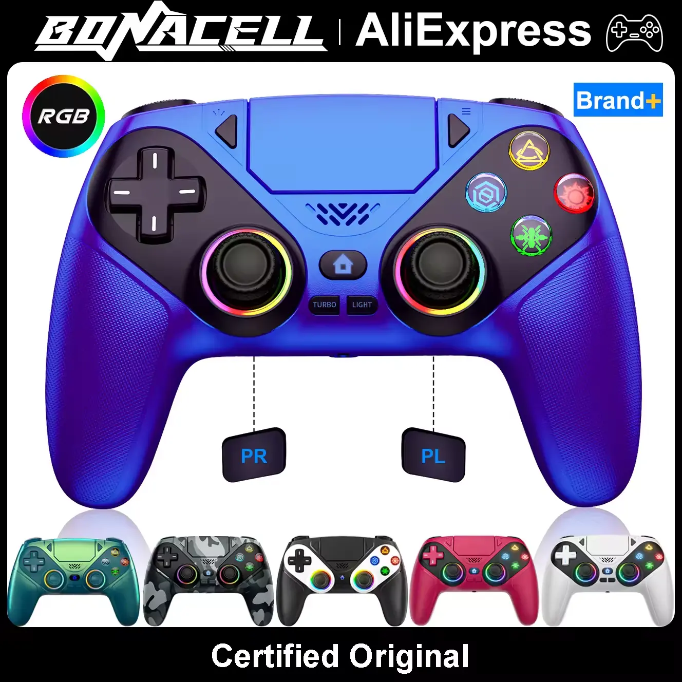 Controller for Playstation 5/PS5/PS5 Pro/Slim/PC