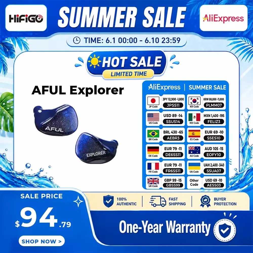 AFUL Explorer Hybrid HiFi Earbuds